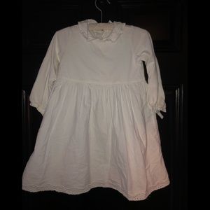 Girls long sleeve underdress with collar